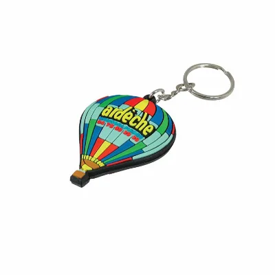Cute Accessories in Bulk for Bags Cartoon Custom Pvc Rubber Keyring Wholesale Colorful PVC Keychain Custom 2D or 3D for Gifts