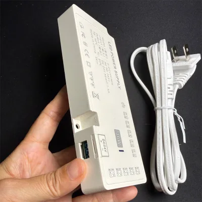 Multiple DC24V Outputs Allow Connection of Several Cabinet Lights From One Power Supply