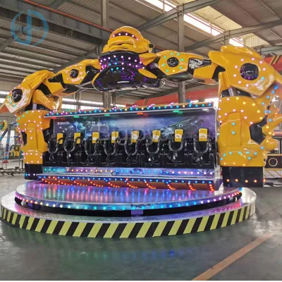 Commercial Rotation Top Spin Robocop Rides Combat Warrior Rotation Rides Amusement Park Rides