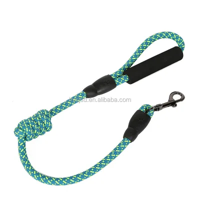 High Quality Soft Handle Pet Leash Dog Harness and Leash Nylon Climbing Rope