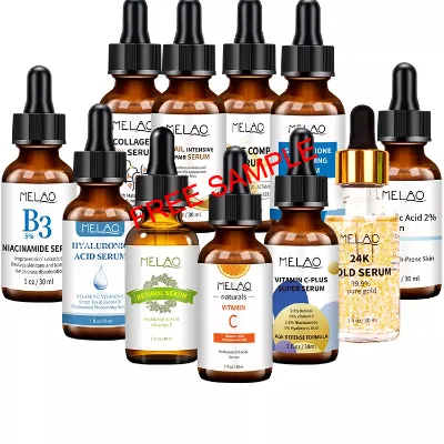 Private Label SkinCare Serum 20% Hyaluronic Acid & Vitamin E OEM Organic Anti Aging Brightening Wrinkle Face Vitamin C Serum