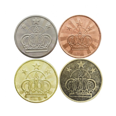 Gold Shiny Finish Game Token Coin