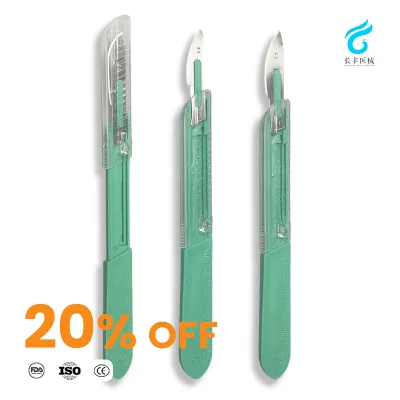 Disposable Scalpels Stainless Carbon Steel Material Medical Supplies Surgical Instruments for Hospitals