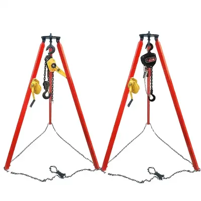 Hot Selling Rescue Tripod 3000kg 4 m Lifting Equipment Rescue Tripod With Hand Chain Hoist