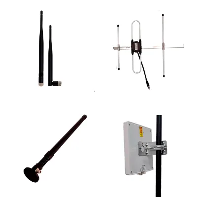 433mhz 900mhz 1.2G 1.5G 2.4G 5.2G 5.8G Customize Frequency Omnidirectional Directional Rubber Duck GRP Antenna