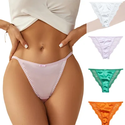 Low Rise Lace Sexy Panties Women One Rope High Stretch Women's Panties Briefs