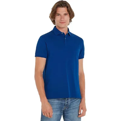 New High Quality Men's Polo Shirt Made of Cotton Casual and Comfortable with Plus Size Sporty Style and Solid Color