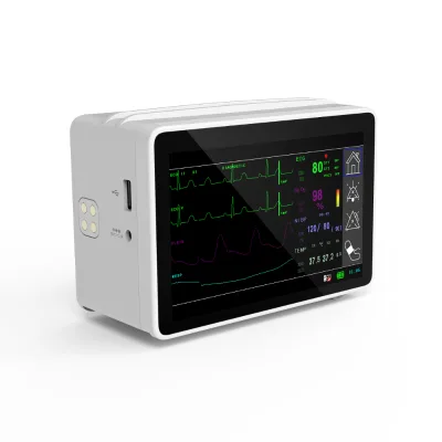 For TS1 Electric New Design Modular Patient Monitor with ECG/SPO2/NIBP/PR/TEMP Parameters for Hospital ICU Use