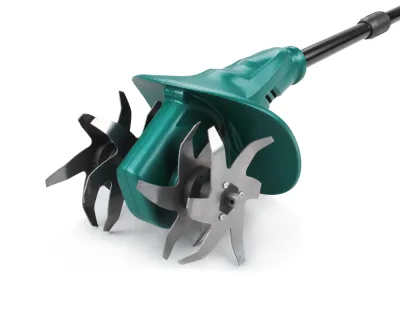 Electric Tiller Cultivator for Gardening, Powerful and Lightweight Tiller