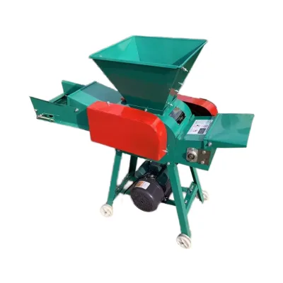 Electric Poultry Farm Machinery Chaff Cutter Maize Straw Crusher Cotton Stalk Cutter Forage Chopper