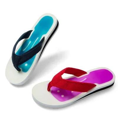 Glycerin Filled Massaging Liquid Flip Flops Pain Relief