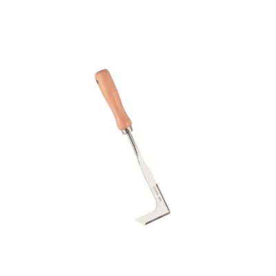 New Design Stainless Steel Weeding Tool with Wooden Handle and Protective Cover - Efficient for Garden Weed Removal and Edging