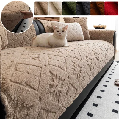 StarJoy Cotton Velvet Leather Sofa Cushion Non Slip Protector Soft and Comfortable Design