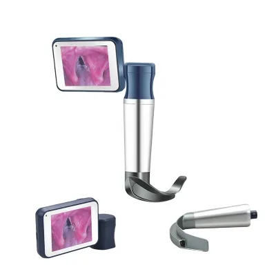 Best Electric Handheld Video Laryngoscope Anti-Fog Function 3-inch Monitor 1080p Resolution Blades Camera for Pediatric Neonatal