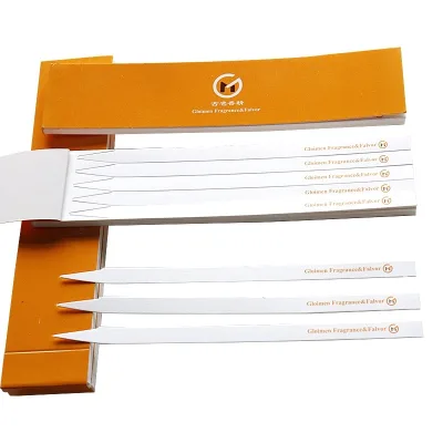 Custom Printed Logo Water Test Paper Essential Oil Aroma Test Strip Absorbent Paper Smell Diffuser Packaging Printing Product
