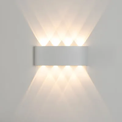 Wave Aluminum Wall Lights for Garden Atmosphere Lighting