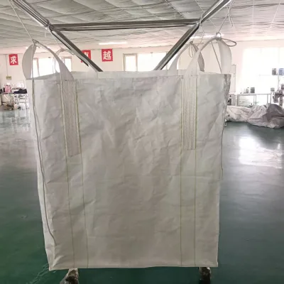 Hot Sale Jumbo Bag for Cement Big Bag Pallet Big Bag for Wood Pellet with Filling Spout and Discharge Spout