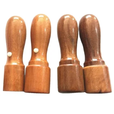 Custom Wooden Stamp Handles Retro Rubber Stamp Wooden Handles