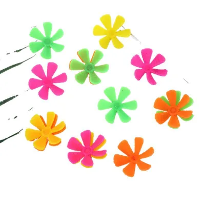 Hot Selling Blowing Flower Spinning Top Gyro Mini Toys for Kids