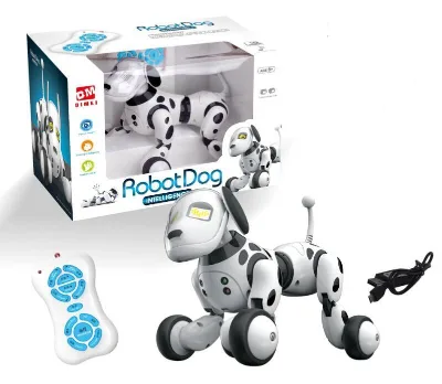 Hot Selling Funny Intelligent Dog Toy Rc Robot for Kids