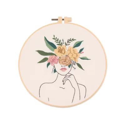Embroidery Kit for Adult Cross Stitch Starter Kit Include Craft Stamped Cross Stitch Embroidery Kit Hand Made Craft and Gifts