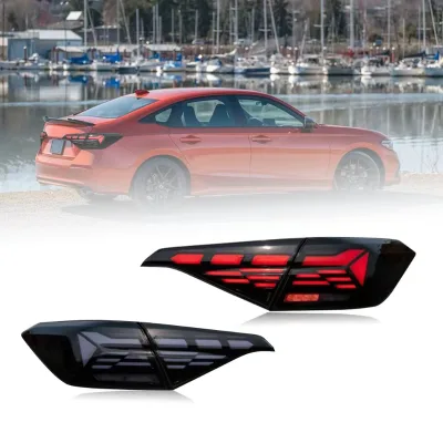HOSI for for for Sedan 11th Generation 2022-2023 LED Tail Lights Dynamic RGB Rear Lamp Turn Signal Accessories New