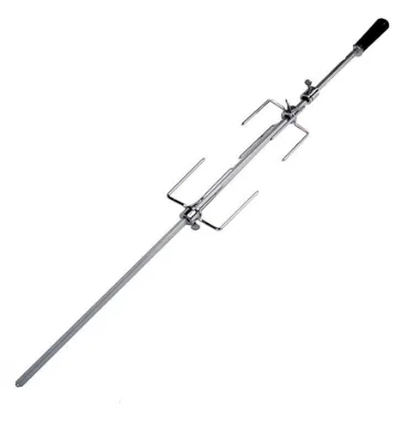 Chicken Rotisserie Kit with Motor Corrosion Resistant Stainless Steel BBQ Grill Accessories for Outdoor Kitchen