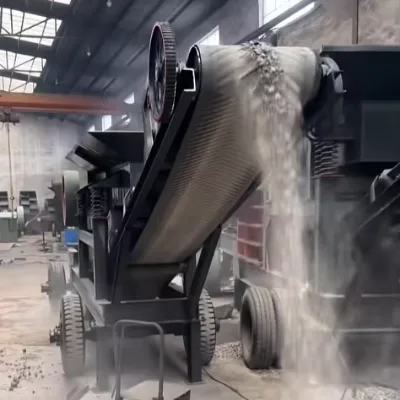 PC300*400 Wheeled Mobile Hammer Crusher Flexible Transfer Compact Stone Breaking Machine for Construction Waste and Small Quarry