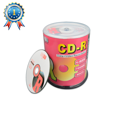 Wholesale Blank CD-R 52x 700mb Cdr Stock CD-R and DVD-R Top and Bottom Bulk Empty cd