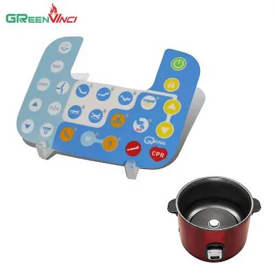 Davinci Front Rice Cooker Control Panel Sticker Rice Cooker Body Sticker