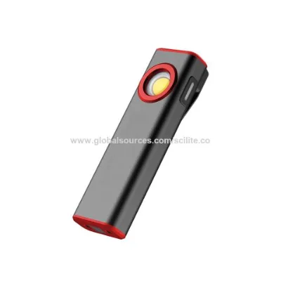 Aluminum Alloy 500Lumens Clip On Magnetic Waterproof IPX5 Rechargeable Multifunctional Working Lamp