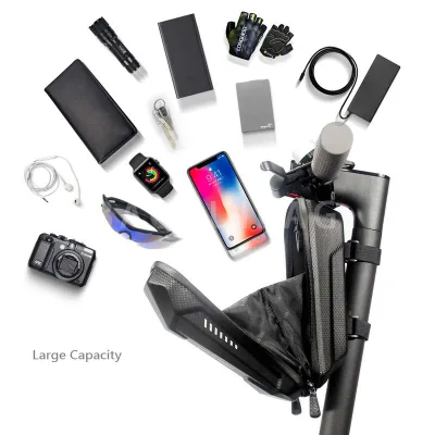Portable Electric Scooter Bag Quick Release Scooter Storage Bag With 2L Large Capacity Waterproof Scooter Front Handlebar Bag