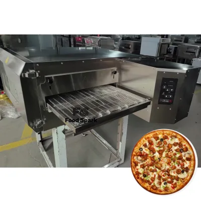 Automatic Commercial Chain Tunnel Pizza Oven Italy Electric Pizza Oven Countertop Conveyor Belt Pizza Oven for Commercial Use