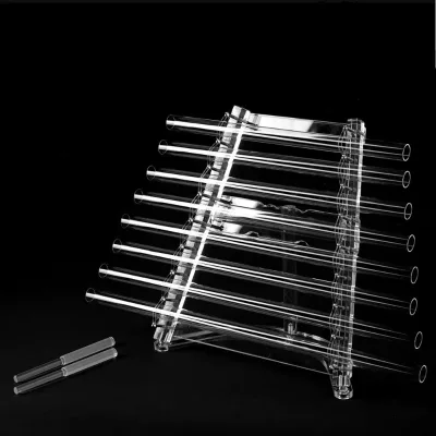 99.99% Pure Quartz 432hz Crystal Hand-Held Healing Harp Singing Harp for Sound Healing Instruments and Meditation