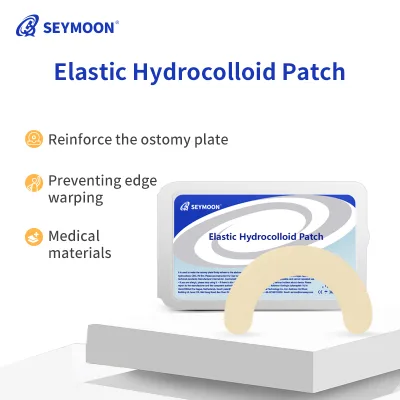 Elastic Hydrocolloid Ostomy Patch for Secure Fixation and Extended Wear Time