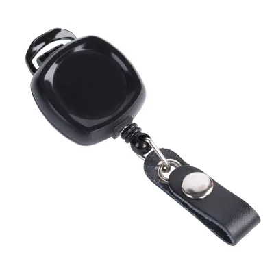 DEYIKEY Stretch Rope Polyester Rope, Can Rotate 360 Degrees and Be Fixed with a Back Clip, Scalable ID Badge Scroll