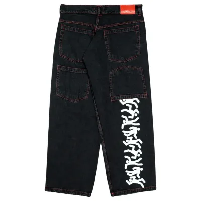High Quality Baggy Denim Custom Boys Baggy Skate Jeans for Men Loose Hip Hop Streetwear New Style Boys Pants Jeans