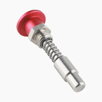 Groove Profile Knob Indexing Plunger M10 Return Type Indexing Plungers Precision Pilo Fine Thread