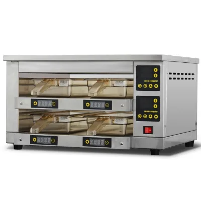 Electric Stainless Steel Food Warmer Cabinet Restaurant Warming Meat Filling Hamburger Meat Insulation Showcase for Sale