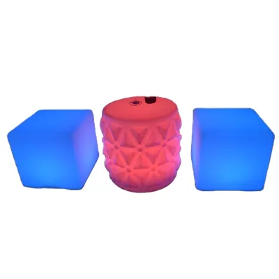 LED Color Change Table Dinning Glow LED Restaurant Chair