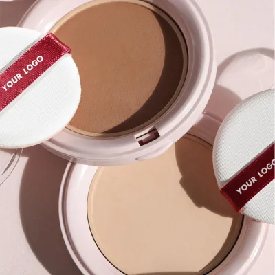 Wholesale Vegan Ultra-fine Setting Powder Makeup Waterproof Custom Logo Vegan Translucent Hard Matte Pressed Setting Powder