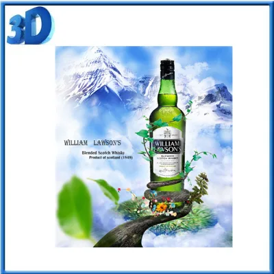 Custom lenticular advertising Poster Lenticular display stand 3D 5D Poster
