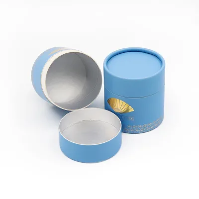 Biodegradable Food Grade Cylindrical Wrapping Paper Tubes Biscuit Chocolate Bar Wrapping Paper Tubes with Logo