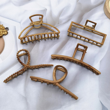 Ins Claw Hair Clips for Women Fine Hair Medium Non Slip Metal Hair Jaw Clamp Clips Hair Clips