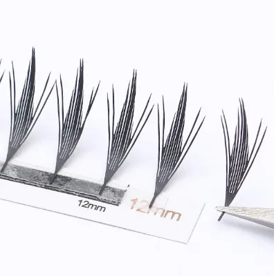 LashPlus Factory Price Premade Fans Long Stem 0.07 Fluffy Lightweight Spire Eyelash Extensions Tower Lashes