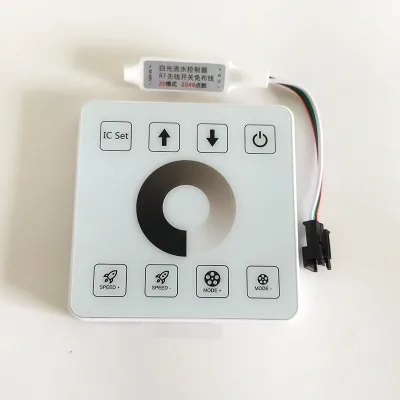 Feican New Mini Wireless LED Strip Remote Control Touch Panel with Running Water Flowing Horse DMX & RF Connection Modes