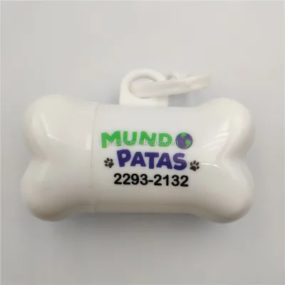 2 New Funny Poop Bag Holder Dispenser Printed Design Silicone Poop Bag Holder Color Silicon Dog Poop Bag Holder