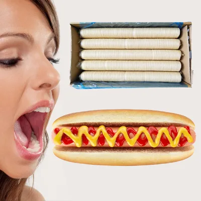 Food Grade Collagen Sausage Casings Natural Color Sausage Casings for Hotdogs