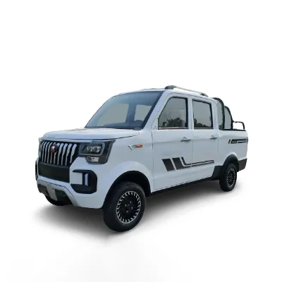 CHANGLI Four-wheel Electric Pickup Car Electric Vehicle for Sale Chinese Double Cabin Pickup Electric Electric Truck Mini