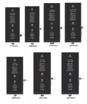 China Mobile Phone Original Battery for Itel Battery for iphone Battery for Samsung Battery Packing for Xiaomi